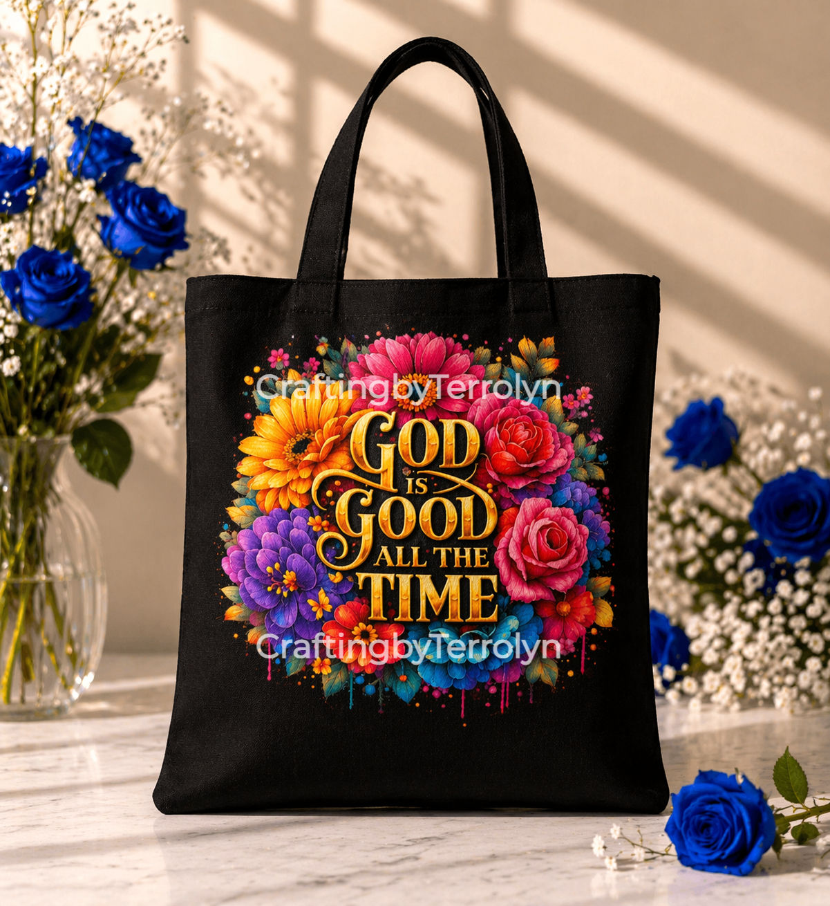 God Is Good Tote Bag – Christian Gift for Women