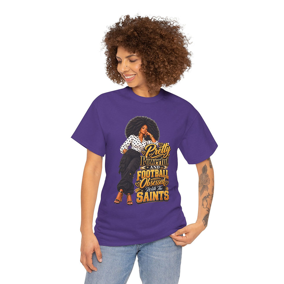 Thumbnail: Pretty, Powerful & Football Obsessed Saints T-Shirt