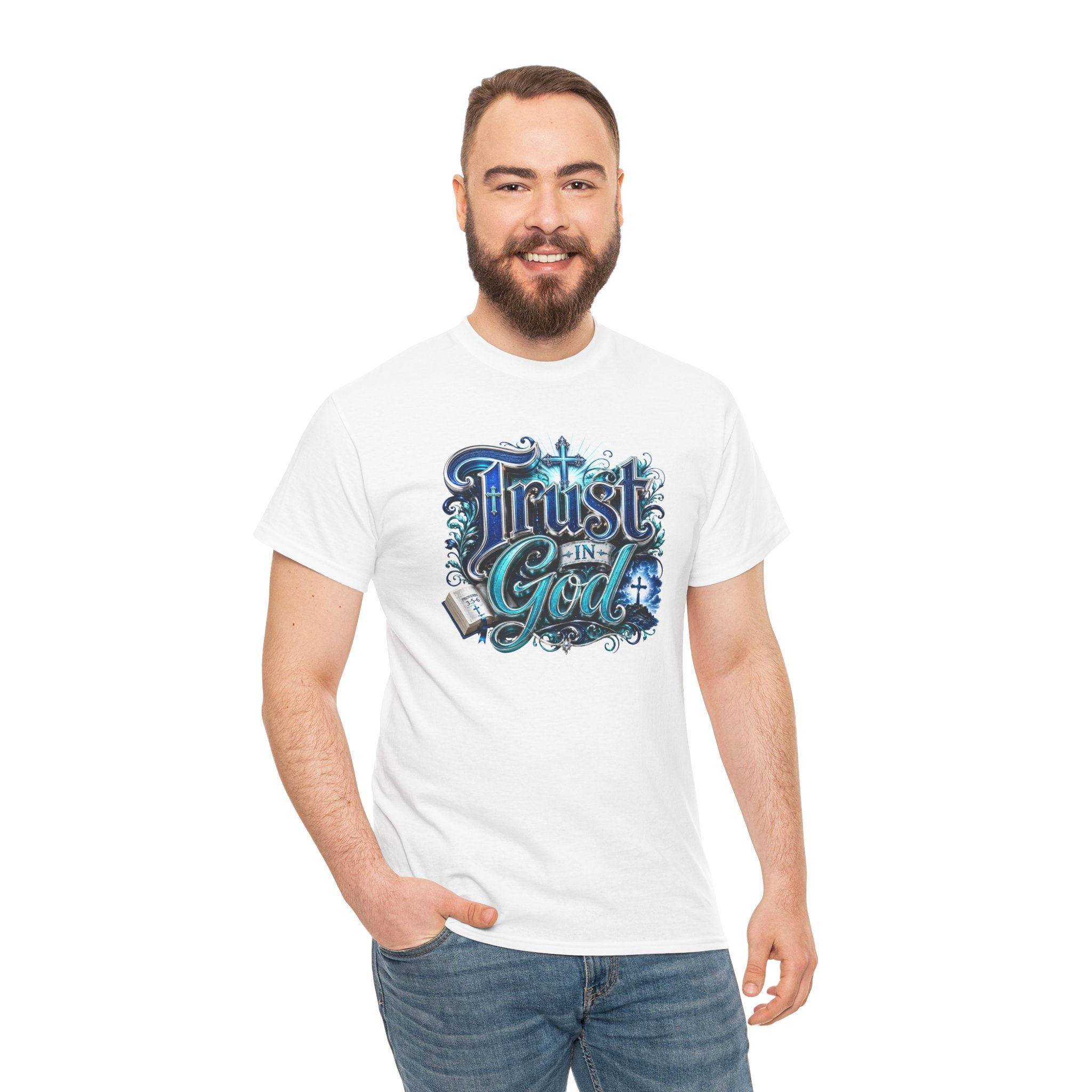 Trust in God T-Shirt -Faith Graphic Tee with Bible Design
