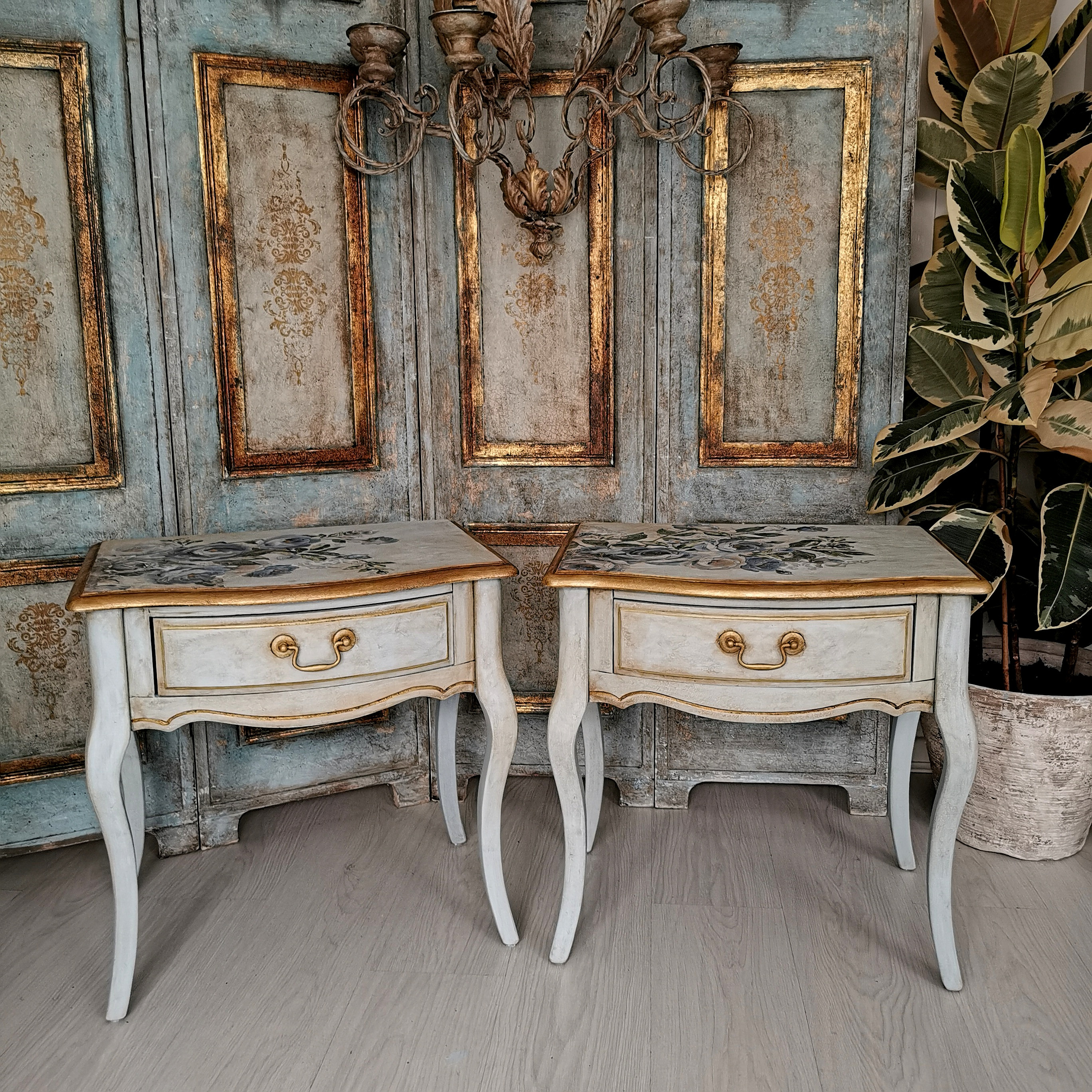 NOW SOLD ! Bedside tables French Style