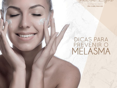 Dicas para prevenir o melasma