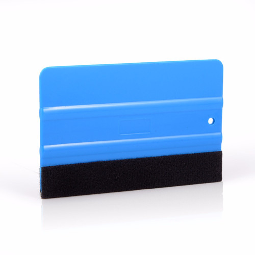 Soft squeegee with blue felt LA Wrap and Tint