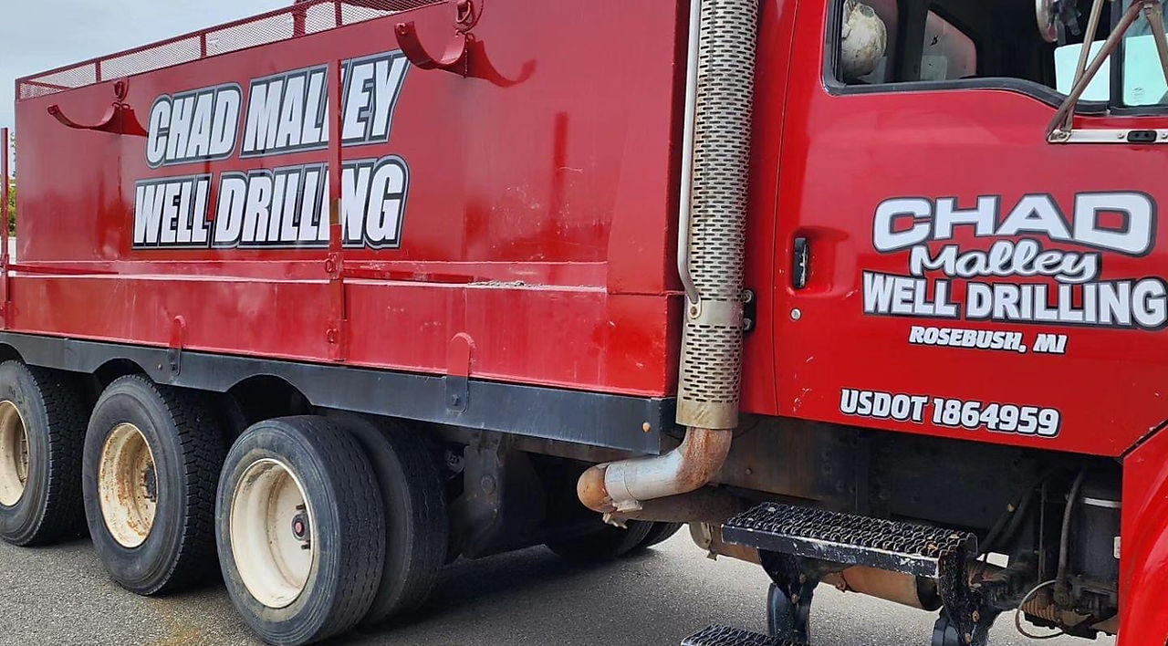 Chad Malley Well Drilling New Truck Decal