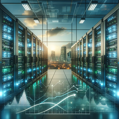 DALL·E 2023-12-05 14.44.24 - A realistic, highly detailed image representing IT infrastruc