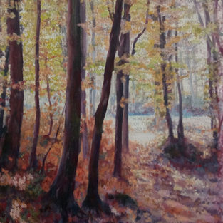 passage, lanscape, impressionism, woods, trees