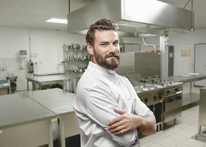 Chef in a Kitchen