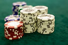 Poker Chips Arrangement
