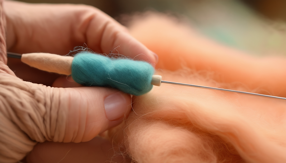 Live Felting Demo by Carolyn