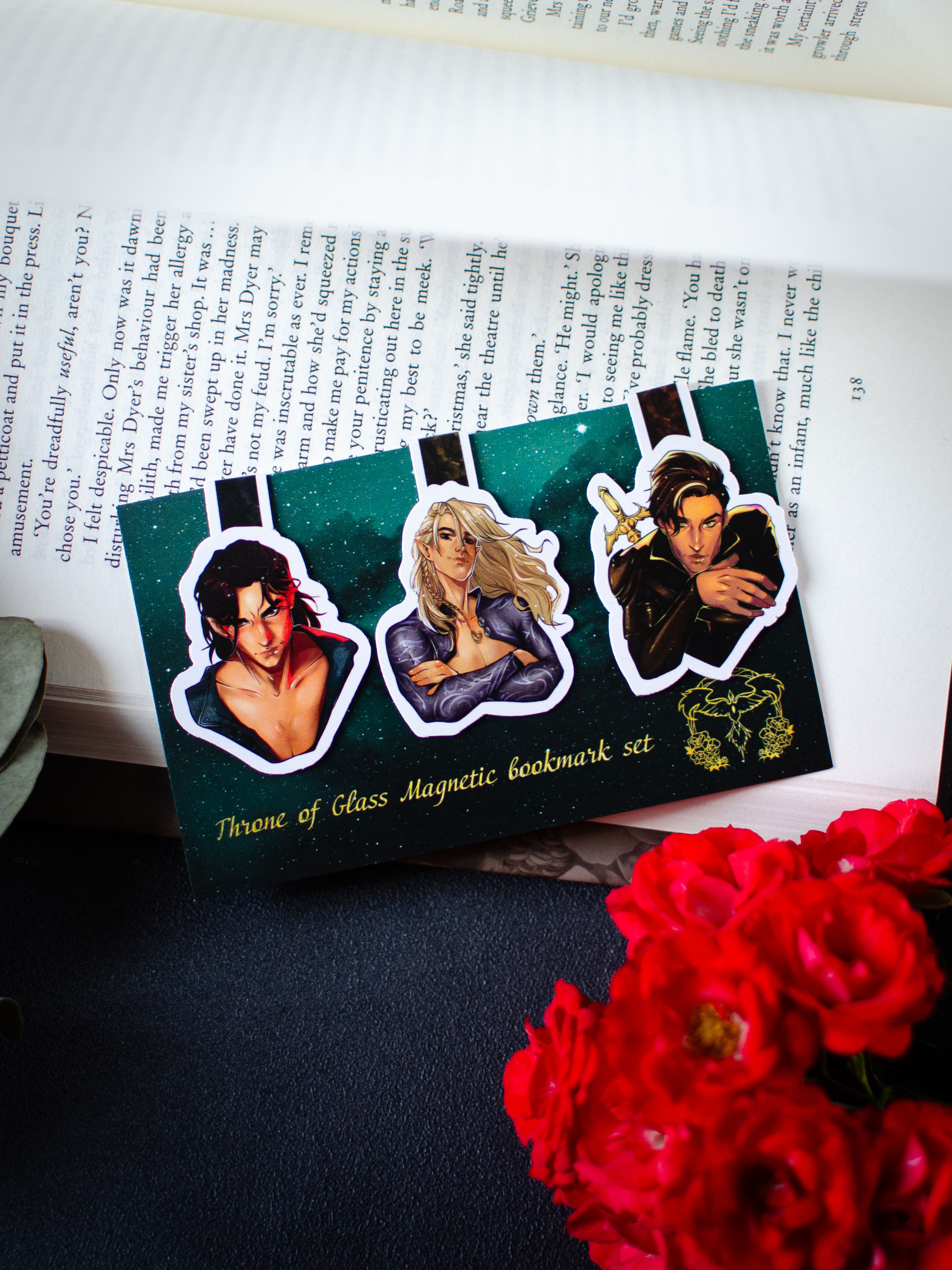 Магнітні закладинки Throne of Glass