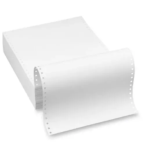 Single Ply 11.5x9" Continuous Feed Dot Matrix Printer Paper x 1 Carton