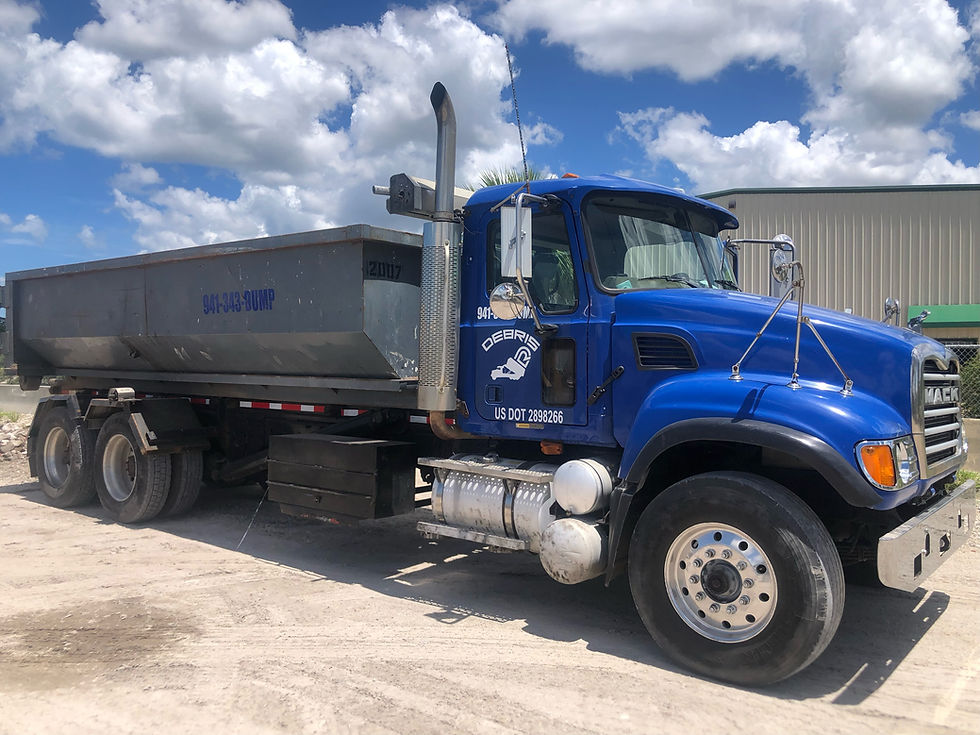 Roll-off dumpster rental for residential and construction projects