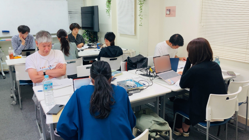 勉強スペース「スコレーカフェ」の様子