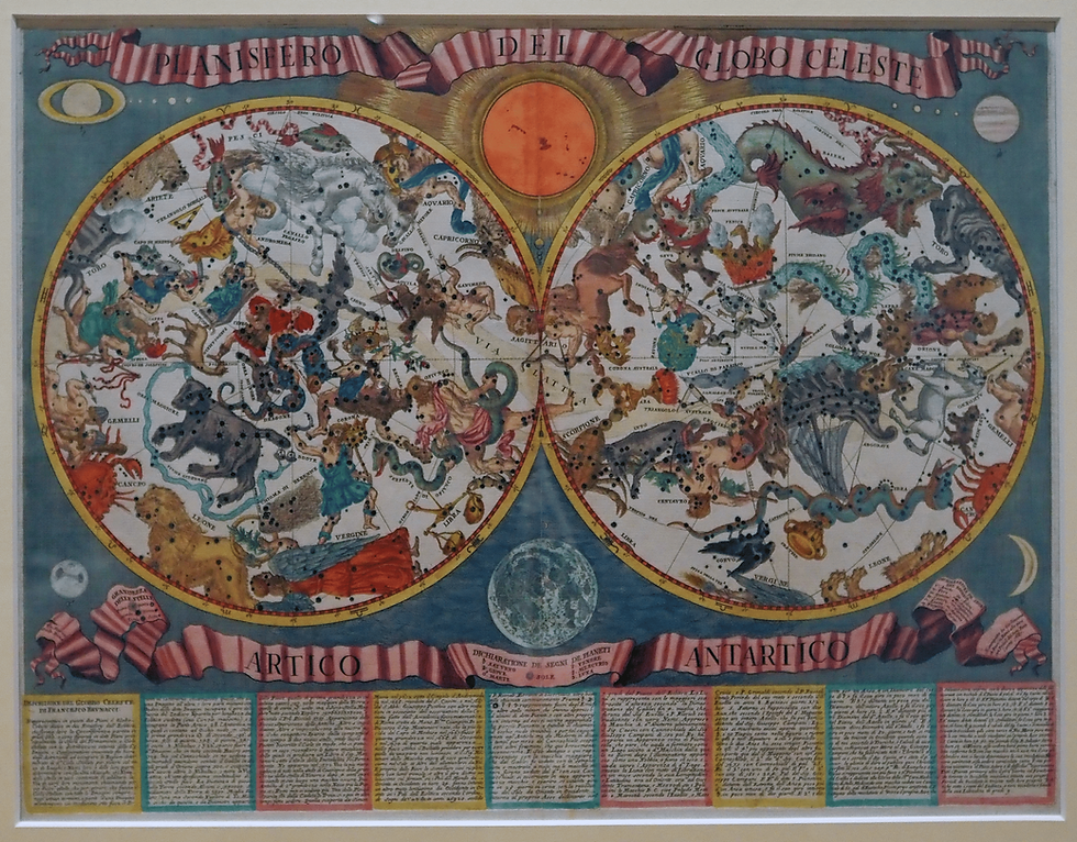 ランチェスコ・ブルナッチ《ブルナッチ天球図》1687