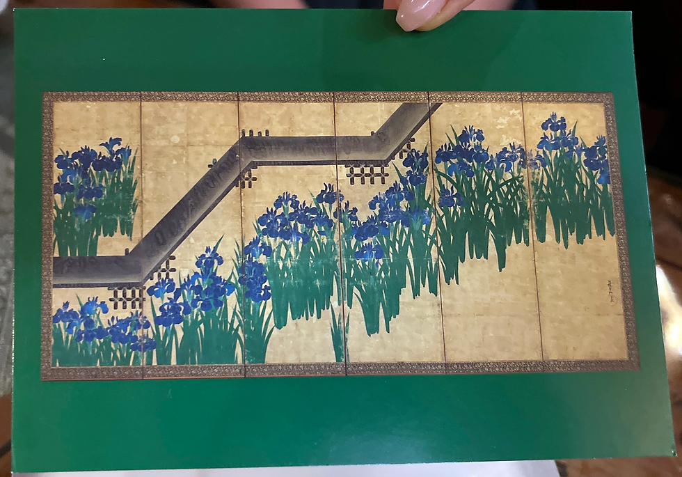 尾形光琳『八橋図屏風』18世紀