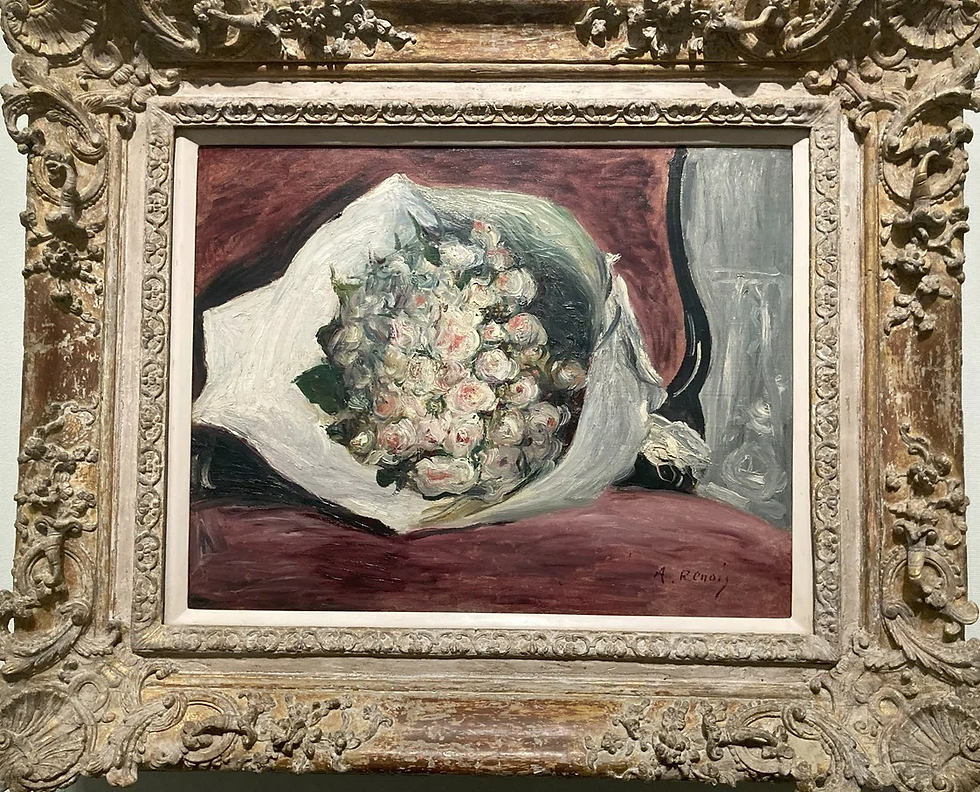 ルノワール《桟敷席の花束》