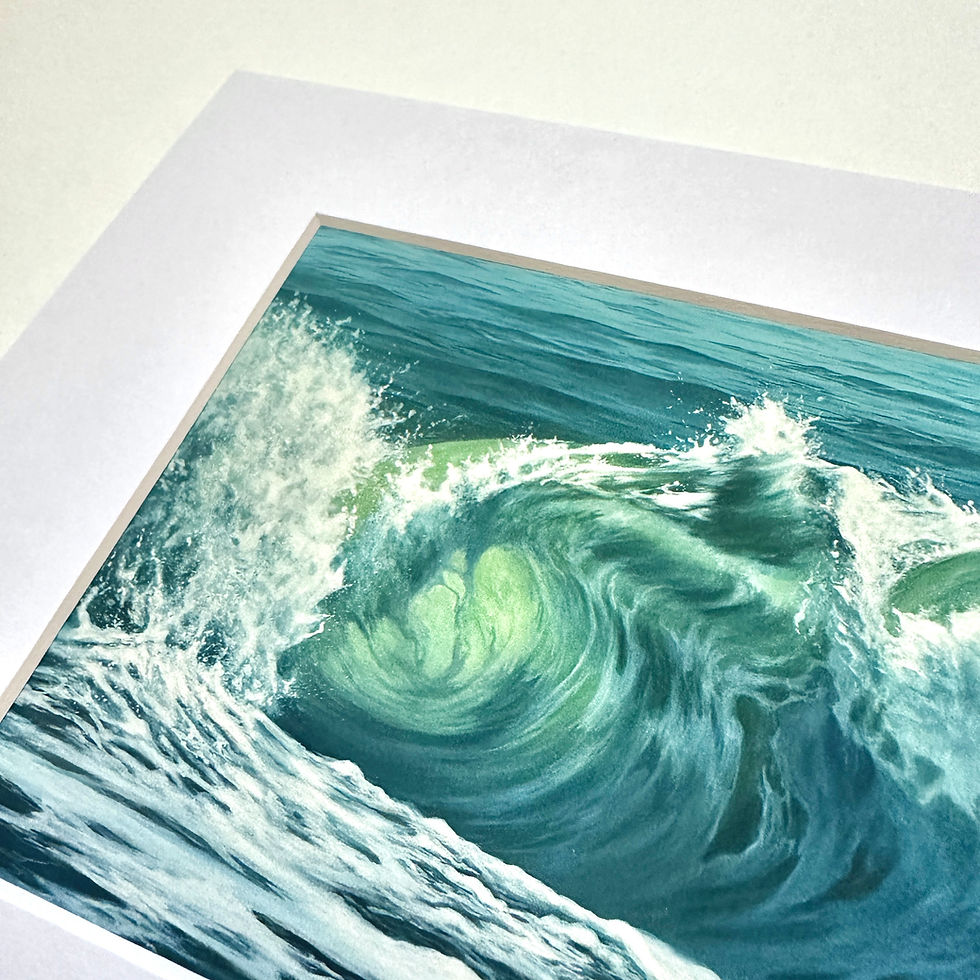 Thumbnail: Caught in the Wave - Print (unframed)