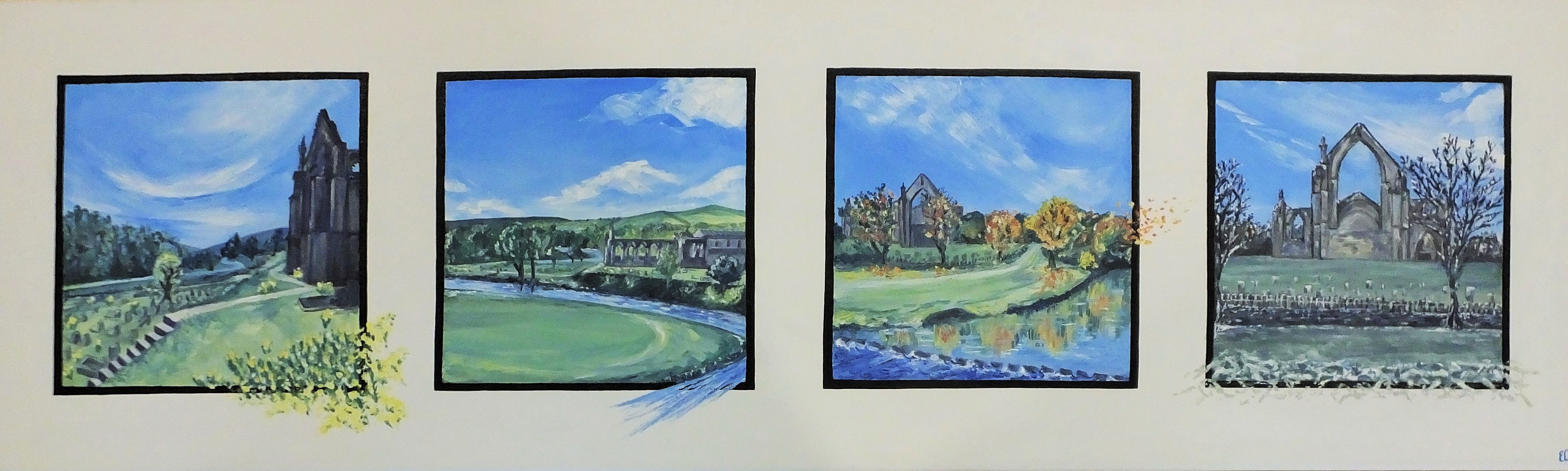 Bolton Abbey in the Four Seasons