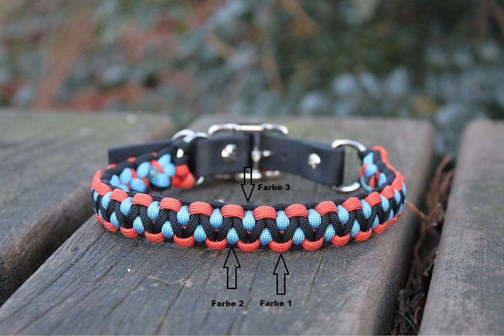 Miniaturbild: Paracord Halsband Dragon