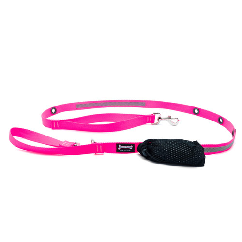 Nylon Hands Free Leash Reflective | Smoochy Poochy
