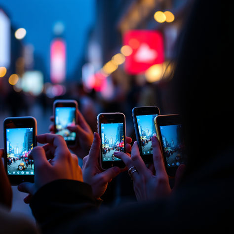 People Using Mobile phones