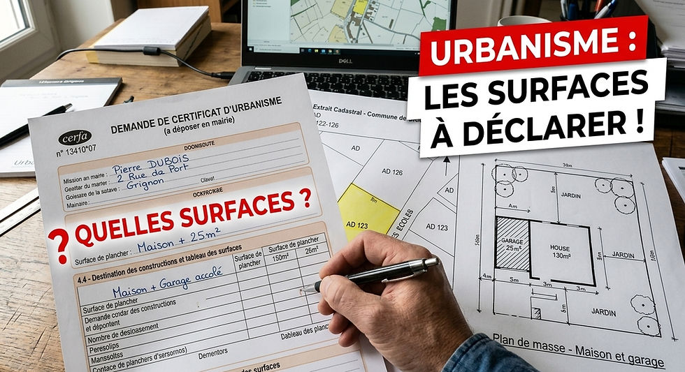 CERFA et surfaces de plancher à déclarer : l'erreur qui peut bloquer votre permis de construire ou déclaration préalable