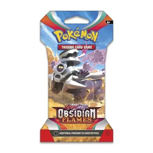 Miniaturebillede: Pokemon Scarlet & Violet ''Obsidian Flames'' Sleeved Boosterpack