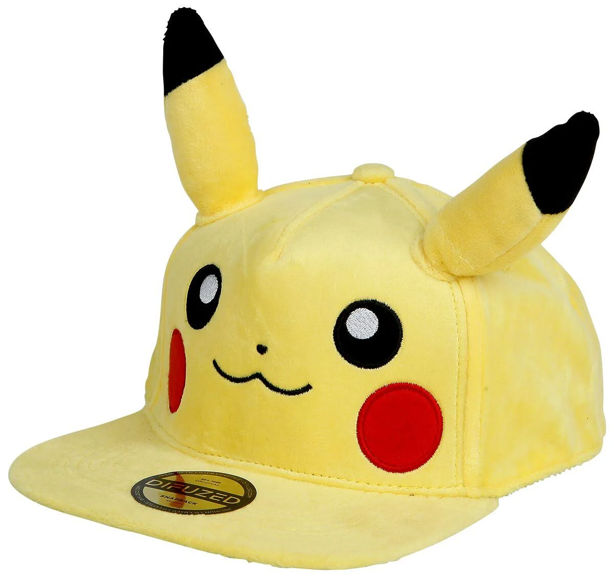 Pikachu Plush Snapback Pokemon