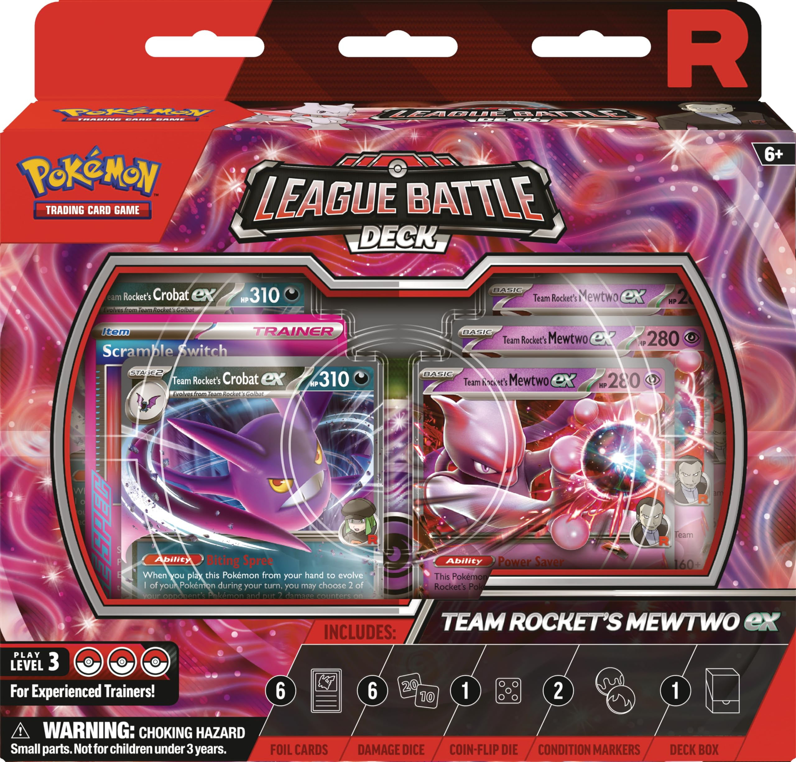 League Battle Deck Team rocket's Mewtwo Ex