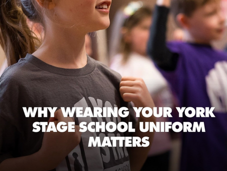 Why Wearing Your York Stage School Uniform Matters