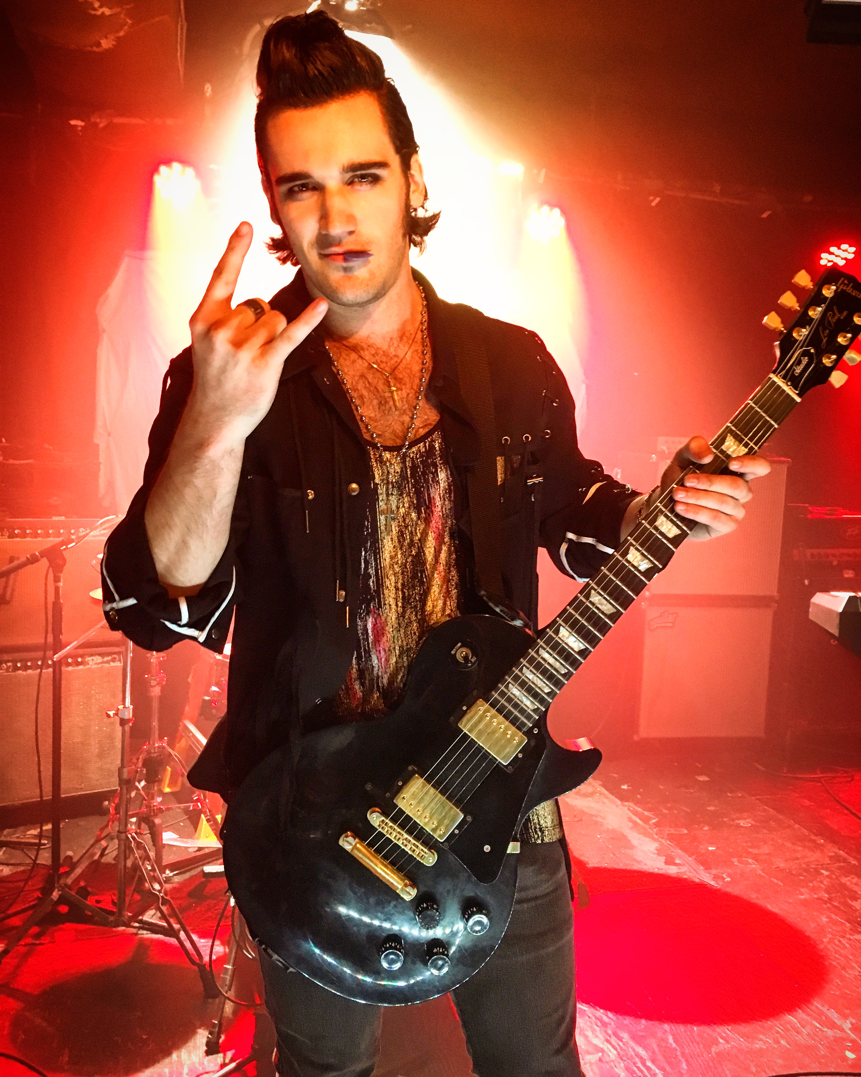 Jason Damico on set
