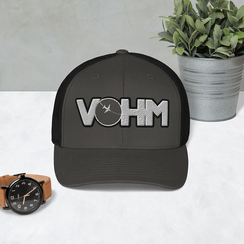 Thumbnail: VOHM White Logo - Trucker Cap