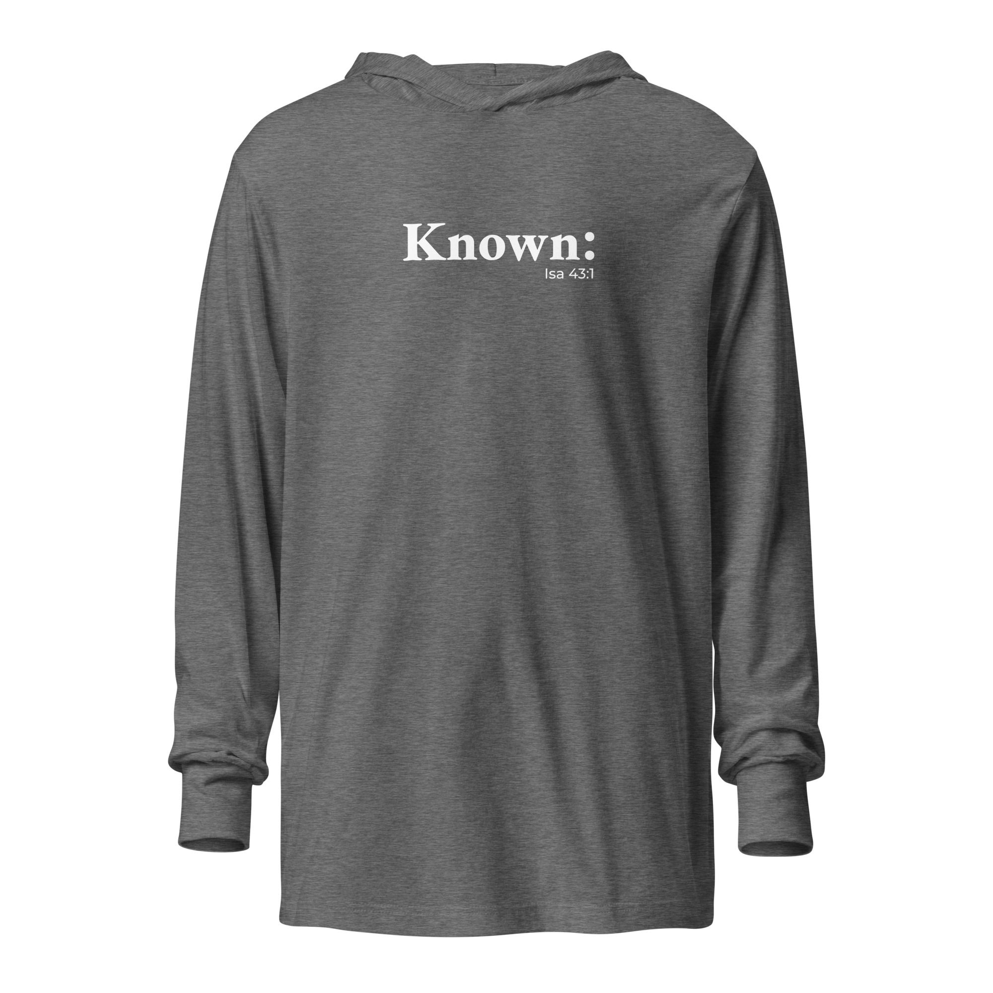 Known Hooded Long-Sleeve Tee