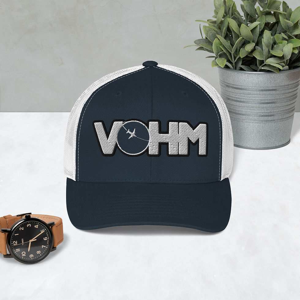 Thumbnail: VOHM White Logo - Trucker Cap