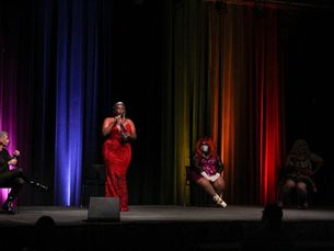 Joey Jay, a contestant on season 13 of RuPaul's Drag Race, Black Dahlia, the host of the ASU drag show, Bae Le Stray and Lady Fall answer questions.