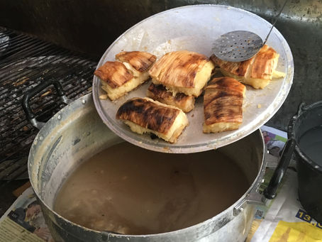 ของกินเล่น (๔) มันเผาราดกะทิ