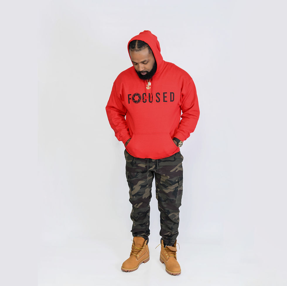 Thumbnail: RED "FOCUSED" HOODIE