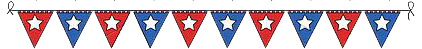 Blue and Red Flags