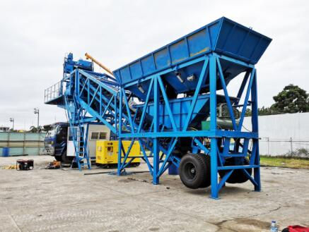 Mobile Concrete Mixing Plant