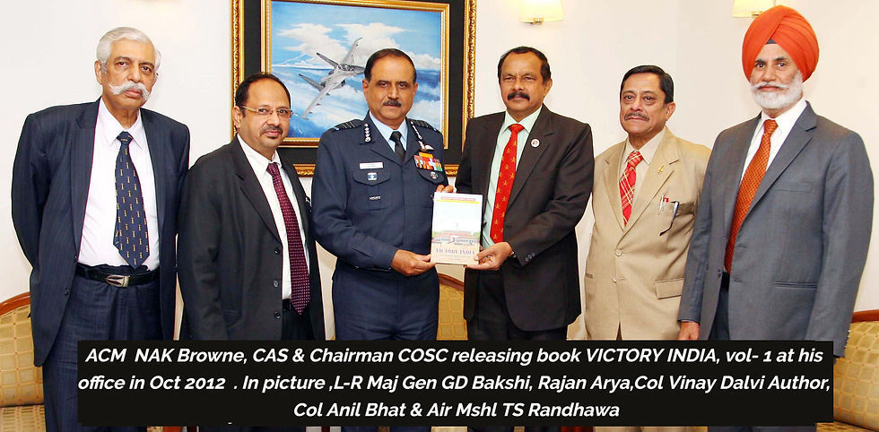 Victory India - A Key to Quality Military Leadership (2012) : Foreword, Prologue & Excerpts From the Articles