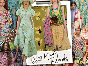 Fashion and Print Trends from the latest SS27 September runway shows