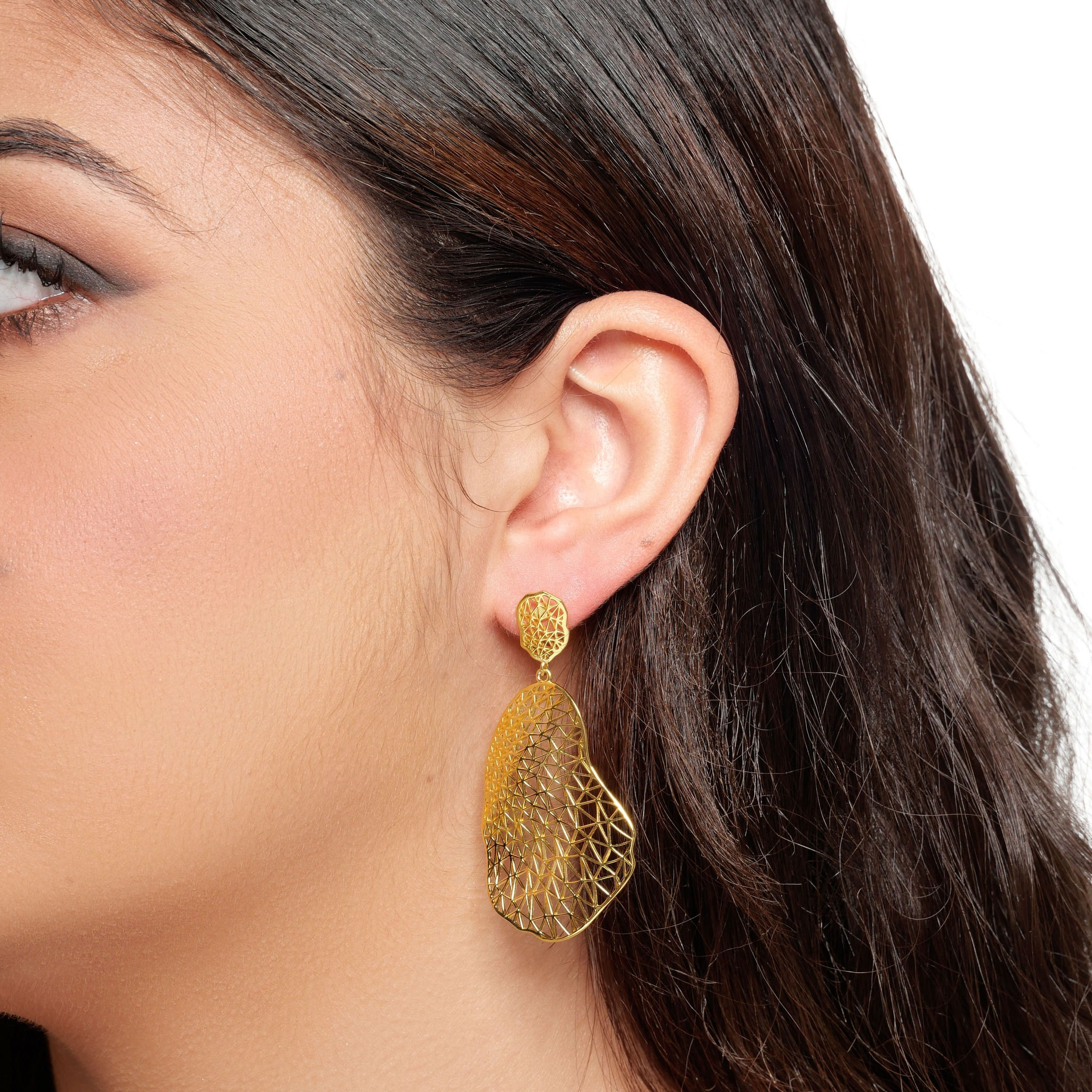 ORECCHINI FRAMMENTO DORATO