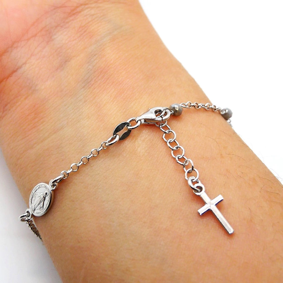 Miniatura: Cod. BR 653-G Bracciale Rosario