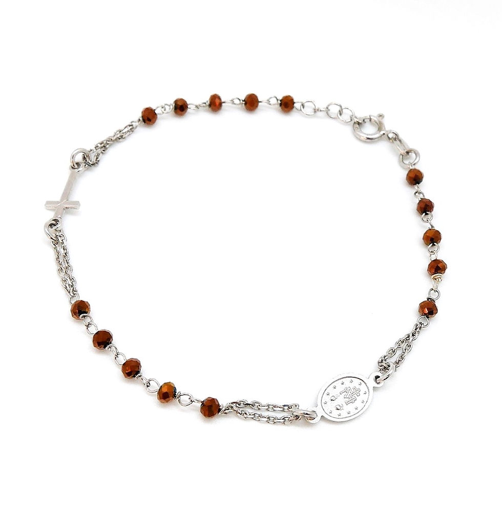 Miniatura: Cod. BR 653-MS Bracciale Rosario