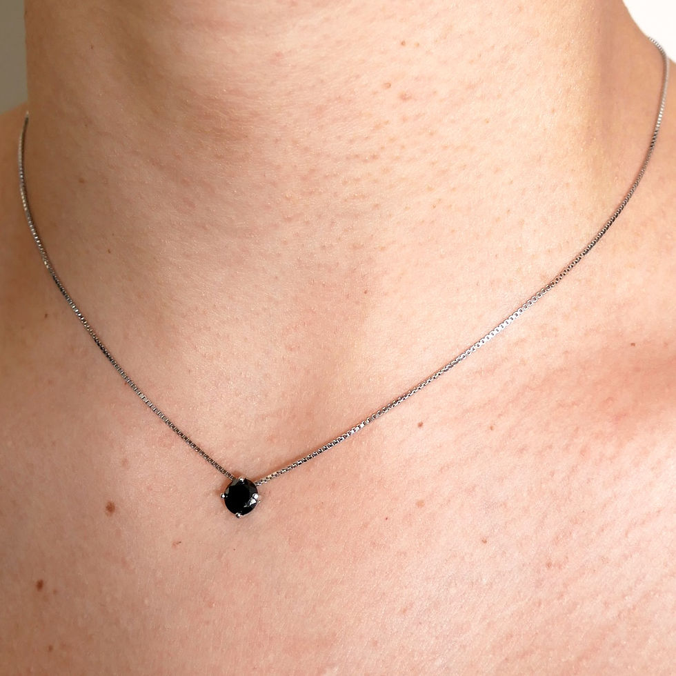 Miniatura: Cod. P-PL-N 6MM Collana Punto Luce