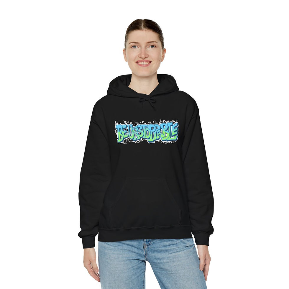 Thumbnail: TEEBOSSMAY PARIS Be Unstoppable Hooded Sweatshirt