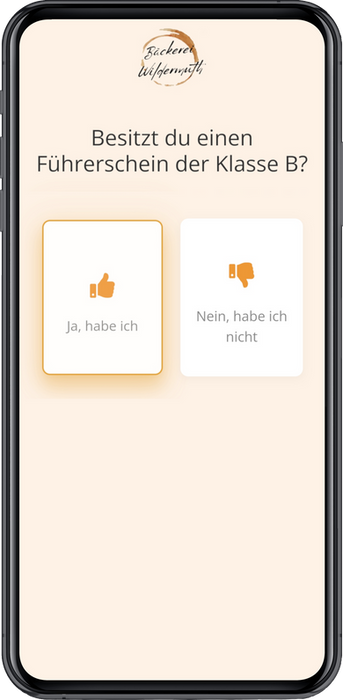 Handy Bewerberfunnel für Social Media facebook instagram