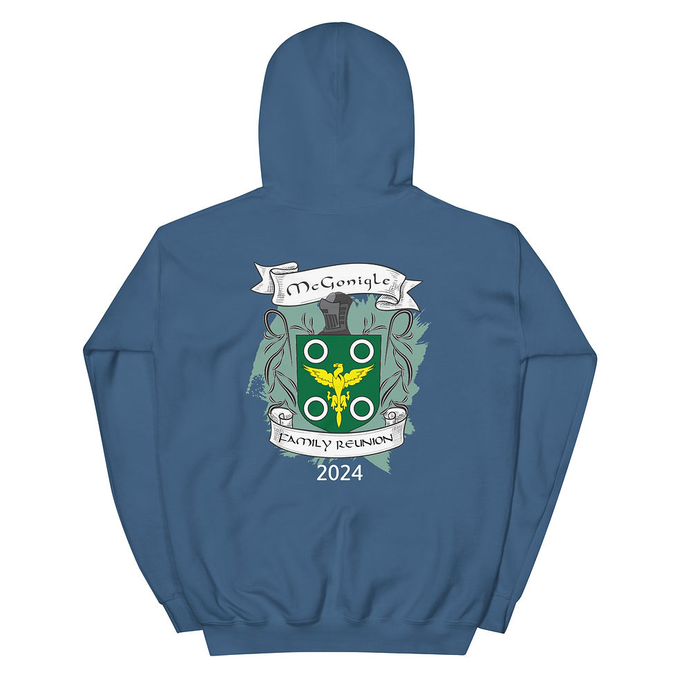 Thumbnail: McGonigle Reunion Crest Unisex Hoodie