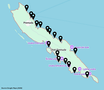 Premuda dive spots.png