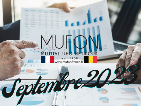 Rapport statistique mensuel du MUFON pour septembre 2023