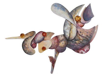 Abstract wall sculpture 